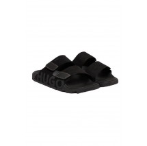 HUGO BOSS EVANDR SAND MFPU CASUAL SLIP-ONS ΠΑΝΤΟΦΛΑ ΑΝΔΡΙΚΗ BLACK