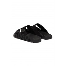 HUGO BOSS EVANDR SAND MFPU CASUAL SLIP-ONS ΠΑΝΤΟΦΛΑ ΑΝΔΡΙΚΗ BLACK