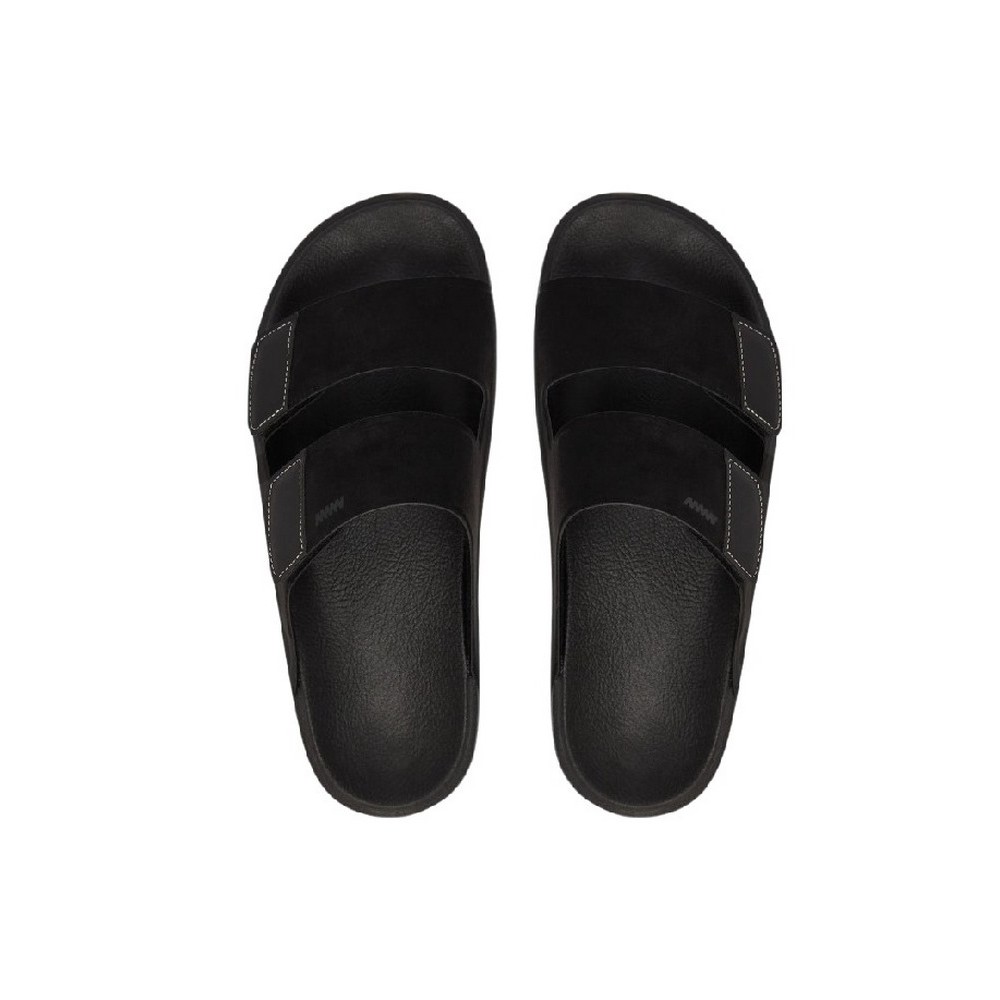 HUGO BOSS EVANDR SAND MFPU CASUAL SLIP-ONS ΠΑΝΤΟΦΛΑ ΑΝΔΡΙΚΗ BLACK