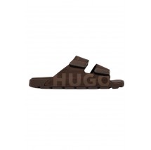 HUGO BOSS EVANDR SAND MFPU CASUAL SLIP-ONS ΠΑΝΤΟΦΛΑ ΑΝΔΡΙΚΗ BROWN