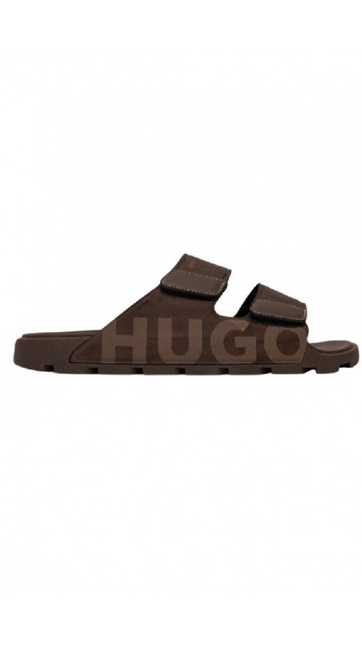 HUGO BOSS EVANDR SAND MFPU CASUAL SLIP-ONS ΠΑΝΤΟΦΛΑ ΑΝΔΡΙΚΗ BROWN