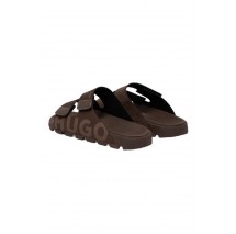 HUGO BOSS EVANDR SAND MFPU CASUAL SLIP-ONS ΠΑΝΤΟΦΛΑ ΑΝΔΡΙΚΗ BROWN