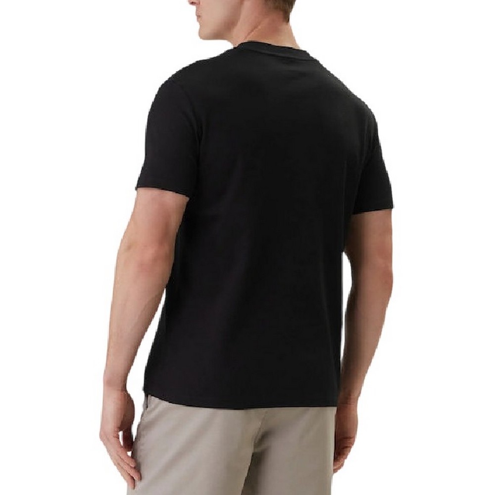 CALVIN KLEIN TECH INTERLOCK CREWNK TEE T-SHIRT ΜΠΛΟΥΖΑ ΑΝΔΡΙΚΗ BLACK
