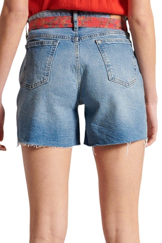 ΣΟΡΤΣ BASIC W MID RISE SLIM DENIM ΓΥΝΑΙΚΕΙΟ SUPERDRY BLUE