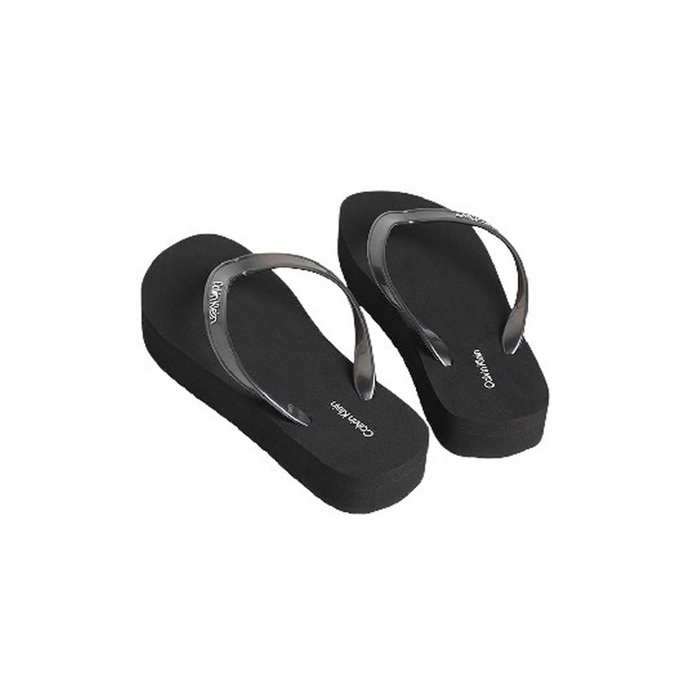 CALVIN KLEIN FLATFORM FLIP FLOP MET TPU ΠΑΝΤΟΦΛΑ ΓΥΝΑΙΚΕΙΑ BLACK