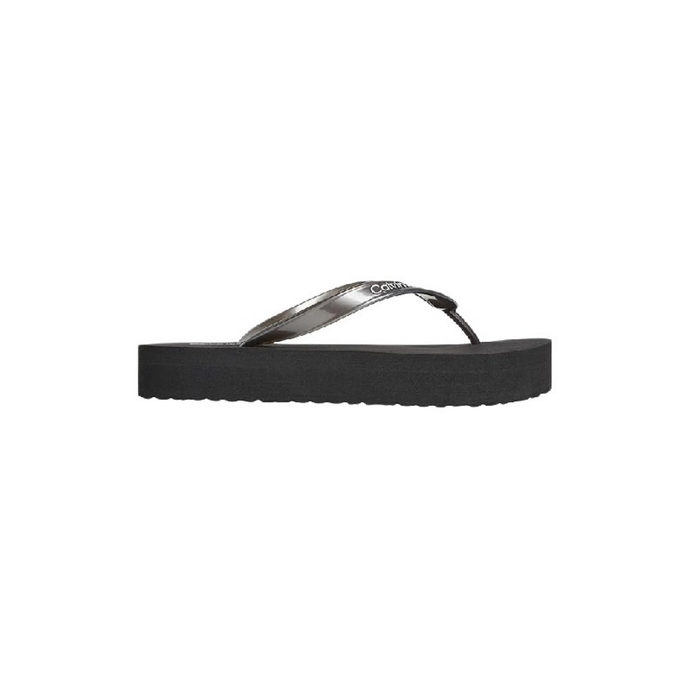 CALVIN KLEIN FLATFORM FLIP FLOP MET TPU ΠΑΝΤΟΦΛΑ ΓΥΝΑΙΚΕΙΑ BLACK