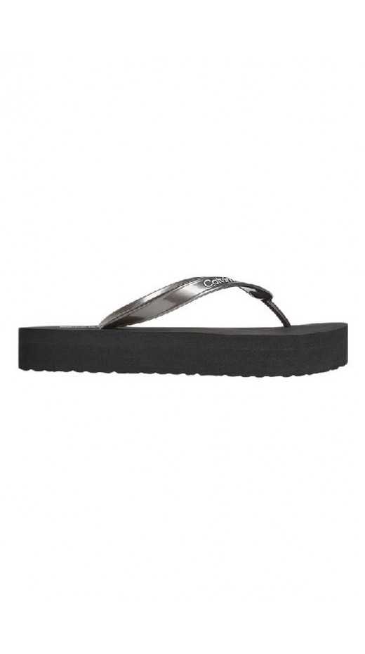 CALVIN KLEIN FLATFORM FLIP FLOP MET TPU ΠΑΝΤΟΦΛΑ ΓΥΝΑΙΚΕΙΑ BLACK