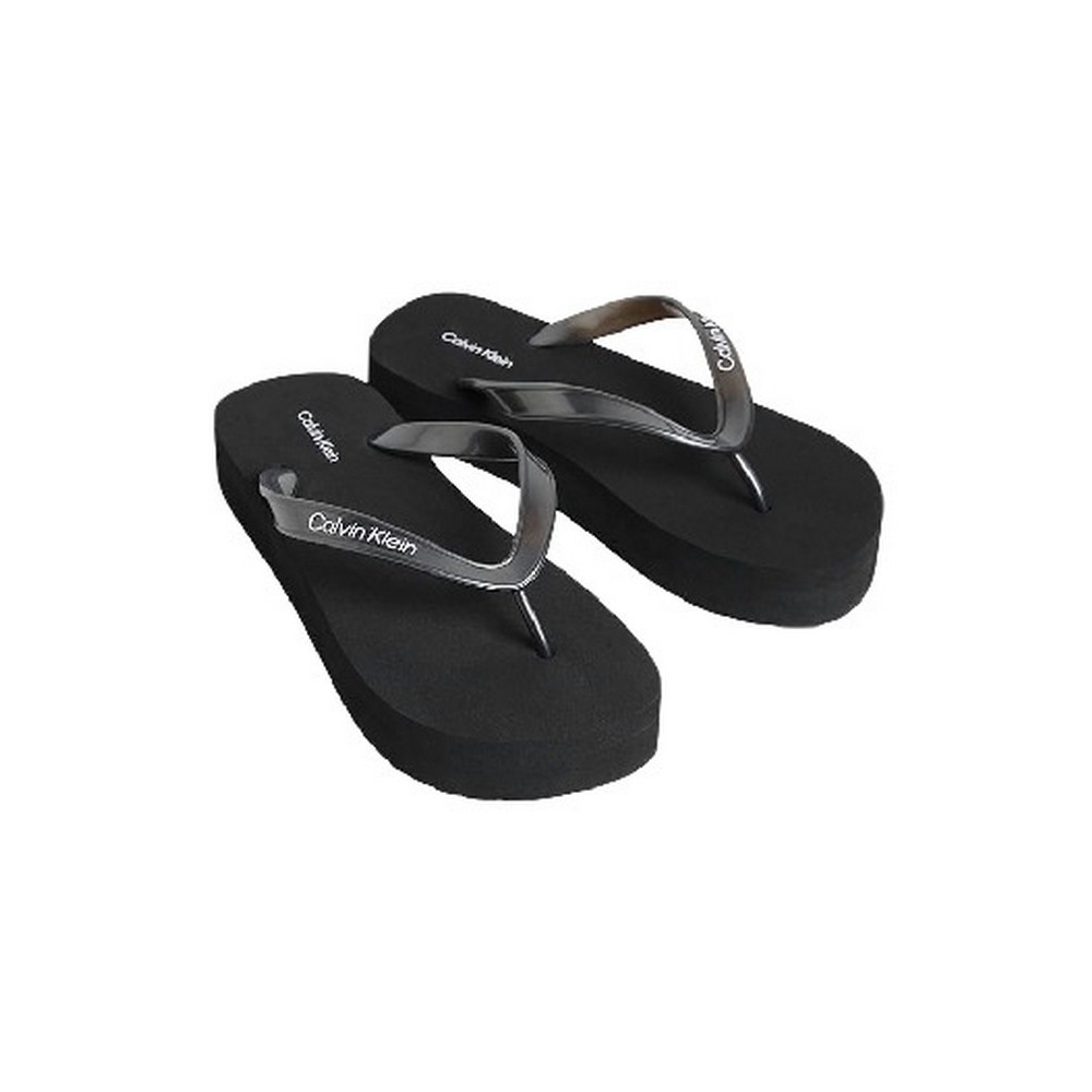 CALVIN KLEIN FLATFORM FLIP FLOP MET TPU ΠΑΝΤΟΦΛΑ ΓΥΝΑΙΚΕΙΑ BLACK
