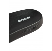 ΠΑΝΤΟΦΛΑ CODE PRINTED POOL SLIDE  ΑΝΔΡΙΚΗ SUPERDRY BLACK