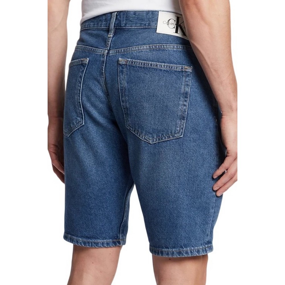 CALVIN KLEIN JEANS REGULAR SHORT ΒΕΡΜΟΥΔΑ ΑΝΔΡΙΚΗ BLUΕ DENIM