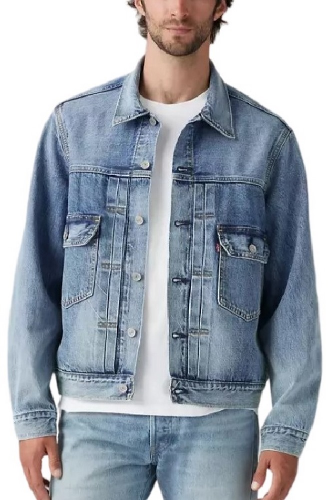 LEVIS TYPE 2 TRUCKER A76320014 ΜΠΟΥΦΑΝ ΑΝΔΡΙΚΟ BLUΕ DENIM