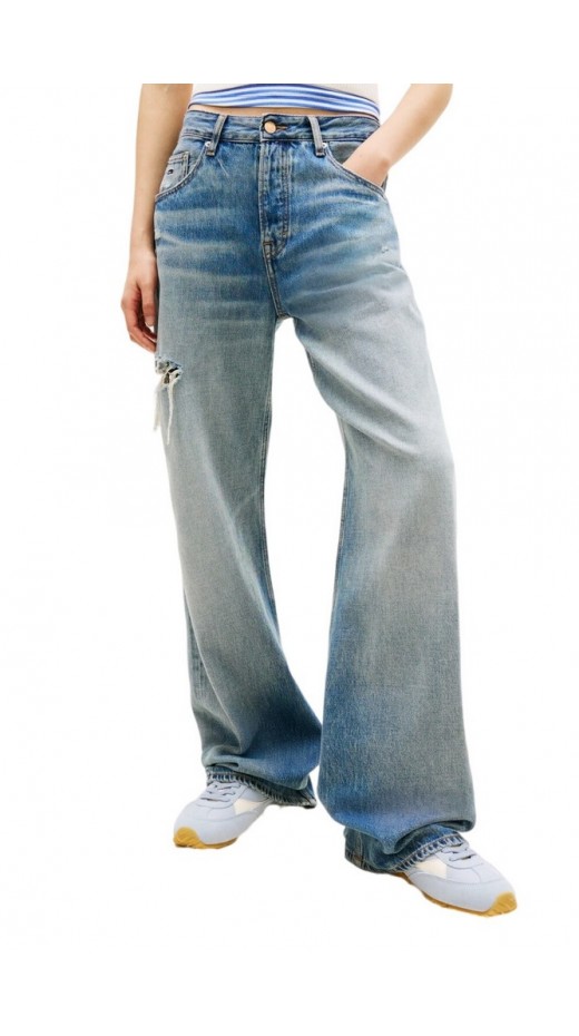 TOMMY JEANS MIA MR RLXD STR CBF BJ2038 ΤΖΙΝ ΠΑΝΤΕΛΟΝΙ ΓΥΝΑΙΚΕΙΟ BLUΕ DENIM