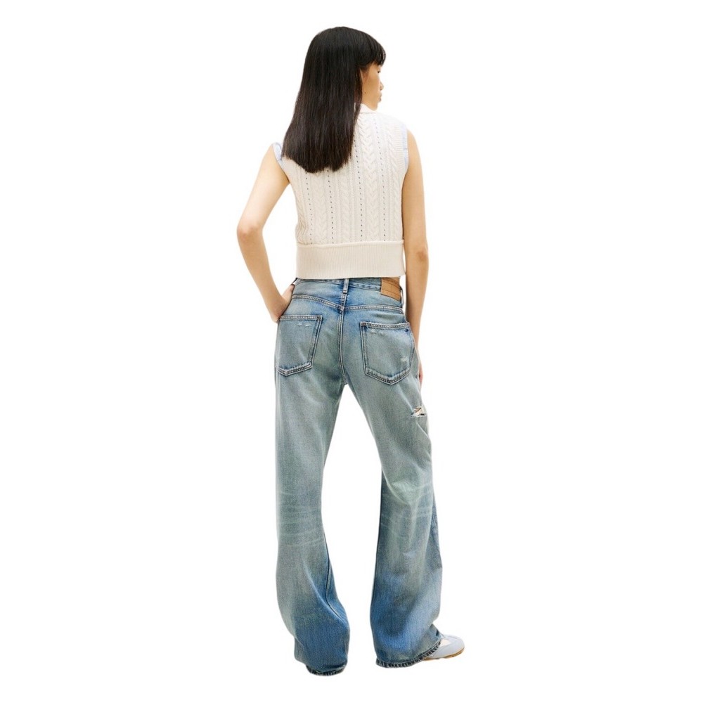 TOMMY JEANS MIA MR RLXD STR CBF BJ2038 ΤΖΙΝ ΠΑΝΤΕΛΟΝΙ ΓΥΝΑΙΚΕΙΟ BLUΕ DENIM