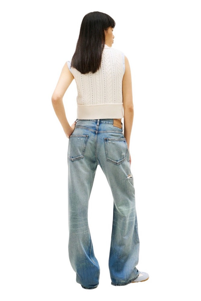 TOMMY JEANS MIA MR RLXD STR CBF BJ2038 ΤΖΙΝ ΠΑΝΤΕΛΟΝΙ ΓΥΝΑΙΚΕΙΟ BLUΕ DENIM