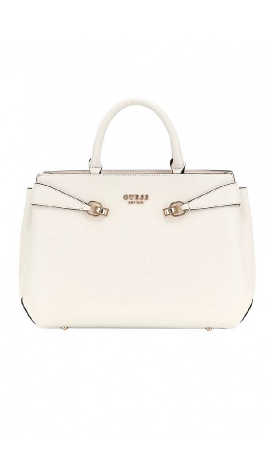 GUESS LORELEI GIRLFRIEND SATCHEL ΤΣΑΝΤΑ ΓΥΝΑΙΚΕΙΑ BONE