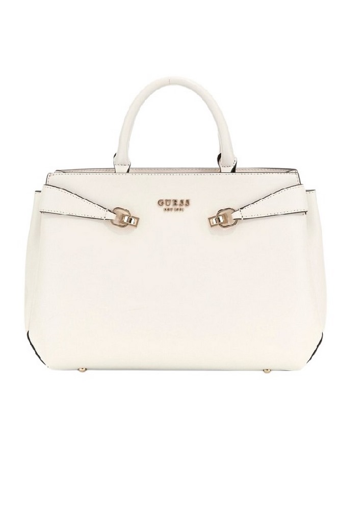 GUESS LORELEI GIRLFRIEND SATCHEL ΤΣΑΝΤΑ ΓΥΝΑΙΚΕΙΑ BONE