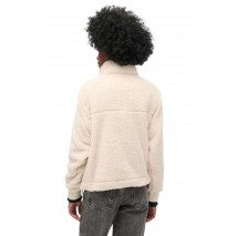 SUPERDRY D2 OVIN SUPER SOFT HENLEY ΜΠΛΟΥΖΑ ΓΥΝΑΙΚΕΙΑ OFF WHITE