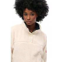 SUPERDRY D2 OVIN SUPER SOFT HENLEY ΜΠΛΟΥΖΑ ΓΥΝΑΙΚΕΙΑ OFF WHITE