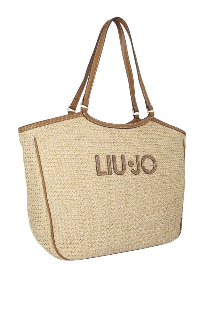 LIU JO FERIELLE AA6208T383A TOTE BAG ΤΣΑΝΤΑ ΓΥΝΑΙΚΕΙΑ NATURAL