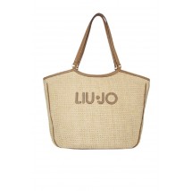 LIU JO FERIELLE AA6208T383A TOTE BAG ΤΣΑΝΤΑ ΓΥΝΑΙΚΕΙΑ NATURAL
