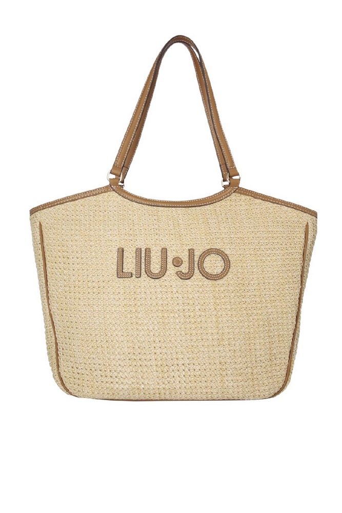 LIU JO FERIELLE AA6208T383A TOTE BAG ΤΣΑΝΤΑ ΓΥΝΑΙΚΕΙΑ NATURAL