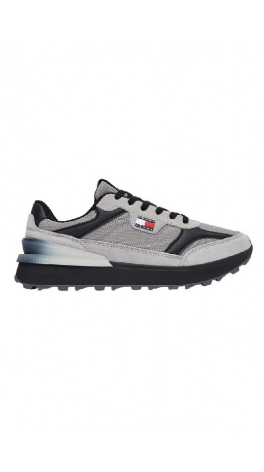 TOMMY JEANS TECHNICAL RUNNER ESS ΠΑΠΟΥΤΣΙ ΑΝΔΡΙΚΟ GREY