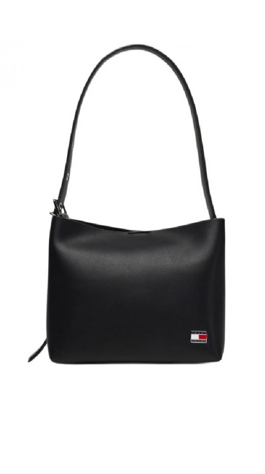 TOMMY JEANS COOL HOBO BAG ΤΣΑΝΤΑ ΓΥΝΑΙΚΕΙΑ BLACK