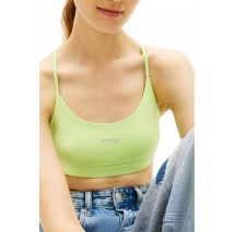 TOMMY JEANS SP CRP SILVER SCRIPT BRA ΤΟΠ ΓΥΝΑΙΚΕΙΟ LIME
