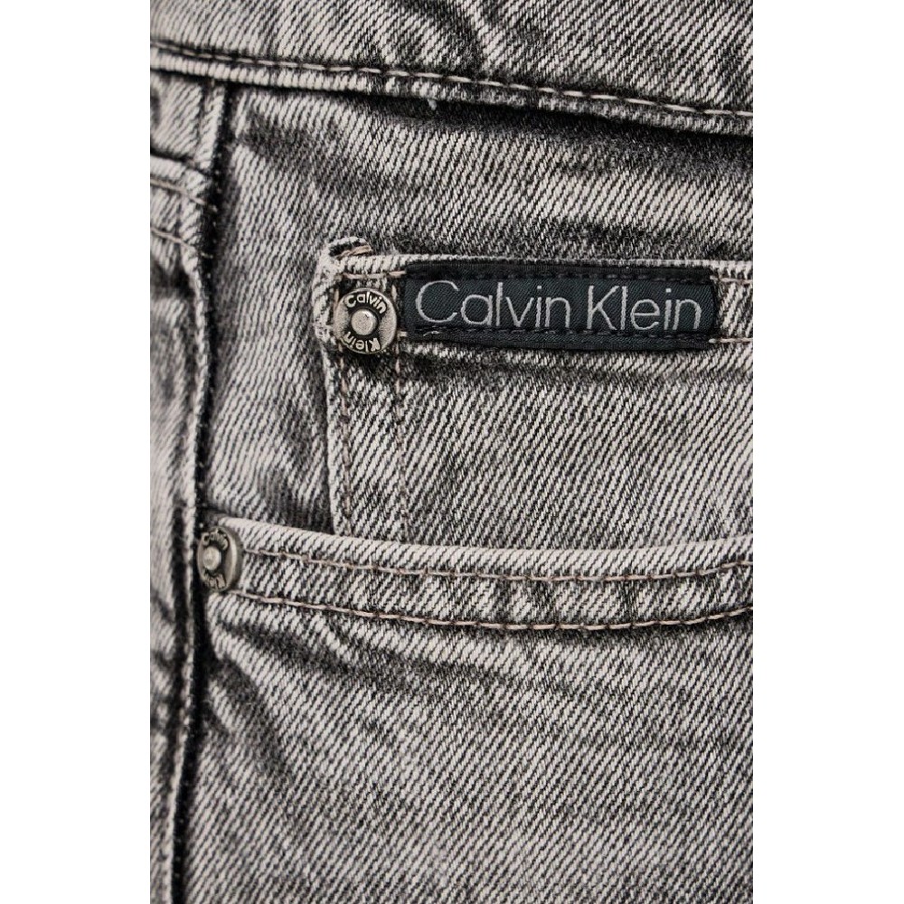 CALVIN KLEIN JEANS SLIM STRAIGHT SMOOTH GRANITE JEANS ΠΑΝΤΕΛΟΝΙ ΤΖΙΝ ΑΝΔΡΙΚΟ WASHED GREY