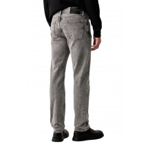 CALVIN KLEIN JEANS SLIM STRAIGHT SMOOTH GRANITE JEANS ΠΑΝΤΕΛΟΝΙ ΤΖΙΝ ΑΝΔΡΙΚΟ WASHED GREY