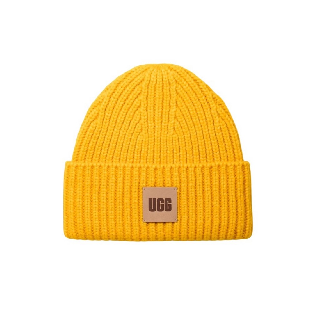 UGG CHUNKY RIB BEANIE 103603 ΣΚΟΥΦΟΣ ΓΥΝΑΙΚΕΙΟΣ YELLOW