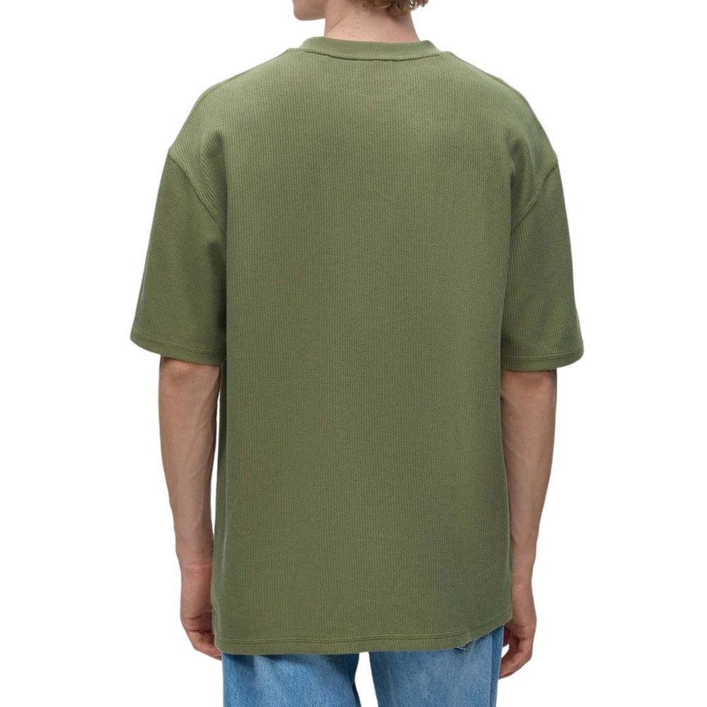 HUGO BOSS NUWAFFLE JERSEY T-SHIRT ΜΠΛΟΥΖΑ ΑΝΔΡΙΚΗ MILITARY GREEN