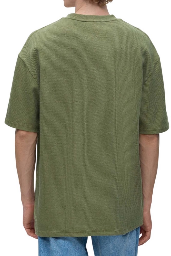 HUGO BOSS NUWAFFLE JERSEY T-SHIRT ΜΠΛΟΥΖΑ ΑΝΔΡΙΚΗ MILITARY GREEN
