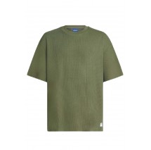 HUGO BOSS NUWAFFLE JERSEY T-SHIRT ΜΠΛΟΥΖΑ ΑΝΔΡΙΚΗ MILITARY GREEN