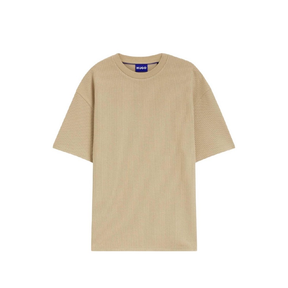HUGO BOSS NUWAFFLE JERSEY T-SHIRT ΜΠΛΟΥΖΑ ΑΝΔΡΙΚΗ SAND