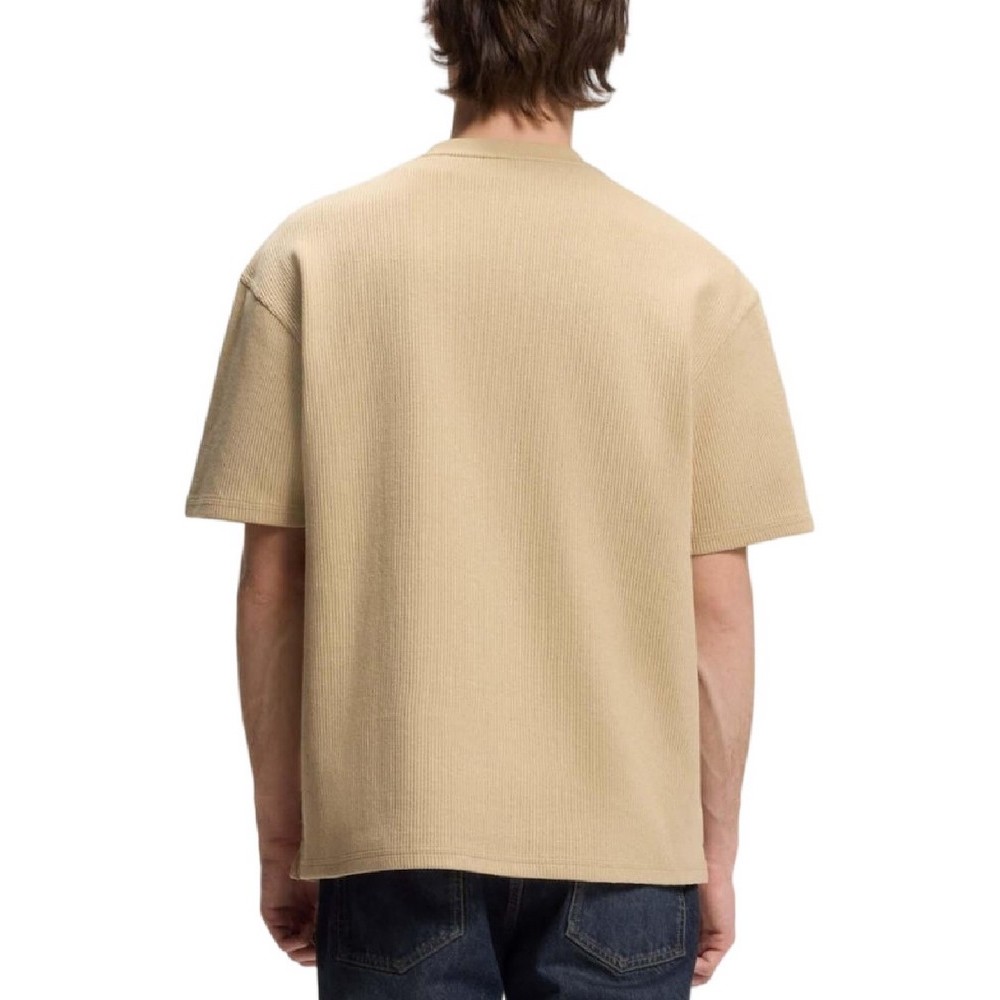 HUGO BOSS NUWAFFLE JERSEY T-SHIRT ΜΠΛΟΥΖΑ ΑΝΔΡΙΚΗ SAND