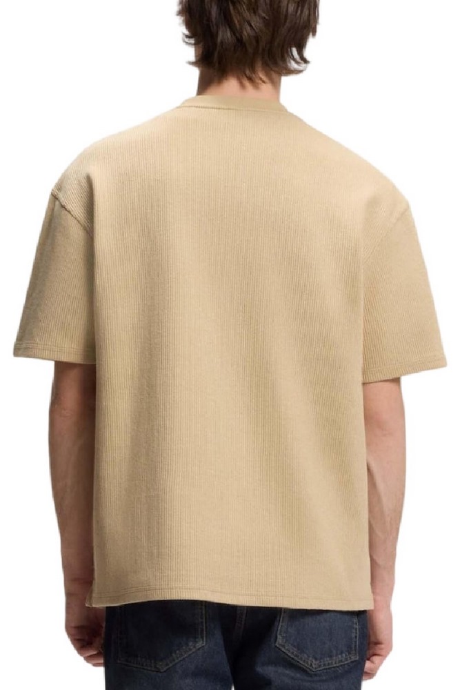 HUGO BOSS NUWAFFLE JERSEY T-SHIRT ΜΠΛΟΥΖΑ ΑΝΔΡΙΚΗ SAND