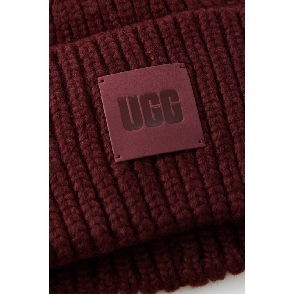 UGG CHUNKY RIB BEANIE  20061 ΣΚΟΥΦΟΣ ΓΥΝΑΙΚΕΙΟΣ WINE
