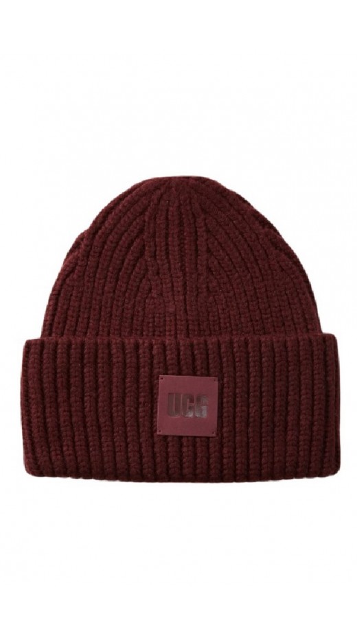 UGG CHUNKY RIB BEANIE  20061 ΣΚΟΥΦΟΣ ΓΥΝΑΙΚΕΙΟΣ WINE