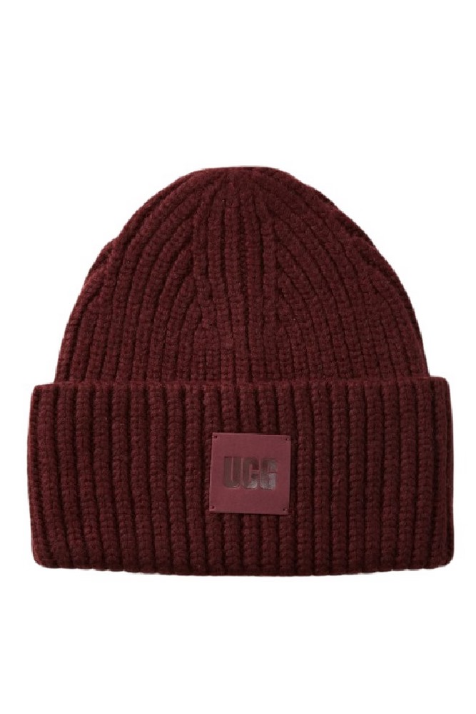 UGG CHUNKY RIB BEANIE  20061 ΣΚΟΥΦΟΣ ΓΥΝΑΙΚΕΙΟΣ WINE