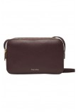 CALVIN KLEIN FOIL LOGO ELONGATED CAMERA BAG ΤΣΑΝΤΑ ΓΥΝΑΙΚΕΙΑ BORDEAUX