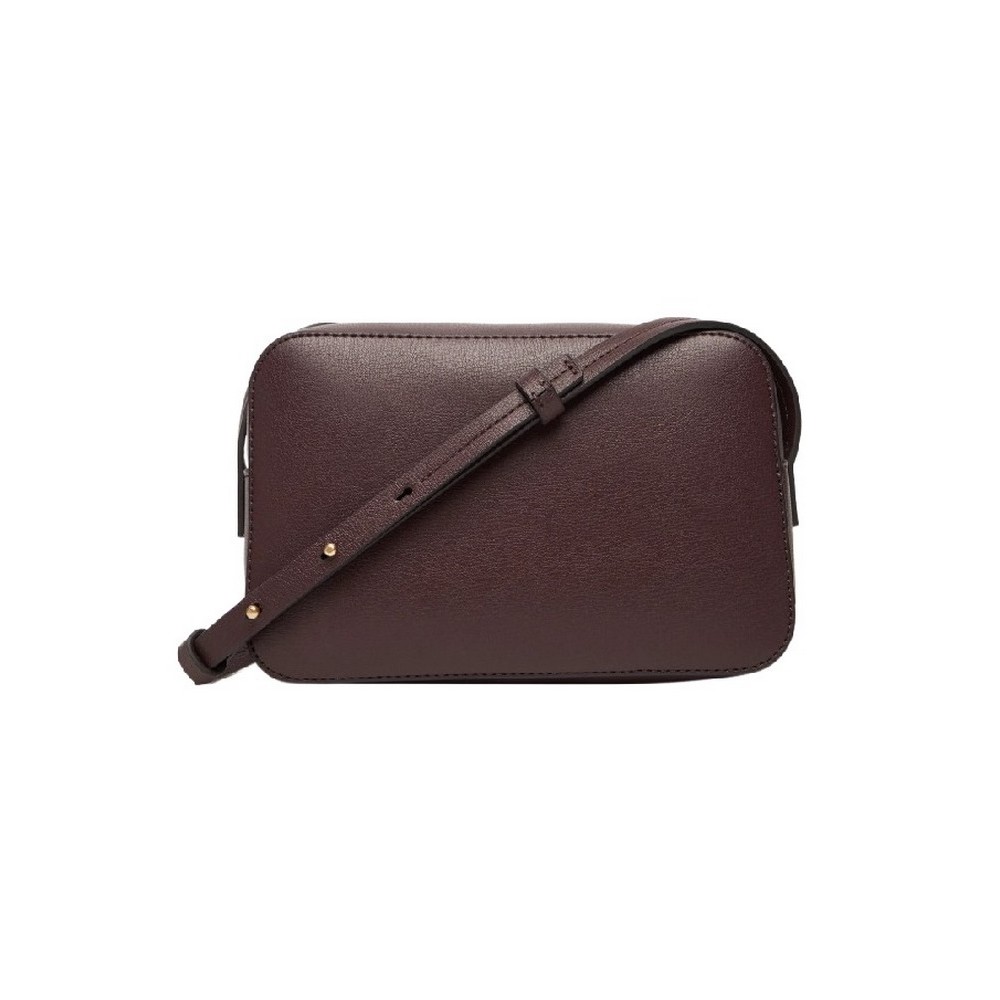 CALVIN KLEIN FOIL LOGO ELONGATED CAMERA BAG ΤΣΑΝΤΑ ΓΥΝΑΙΚΕΙΑ BORDEAUX