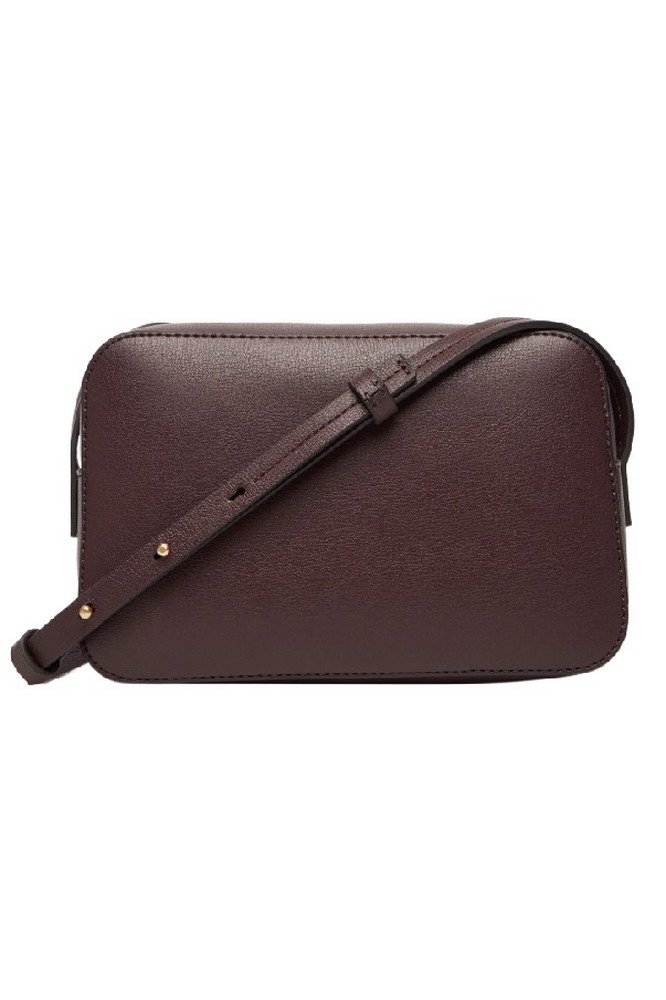 CALVIN KLEIN FOIL LOGO ELONGATED CAMERA BAG ΤΣΑΝΤΑ ΓΥΝΑΙΚΕΙΑ BORDEAUX
