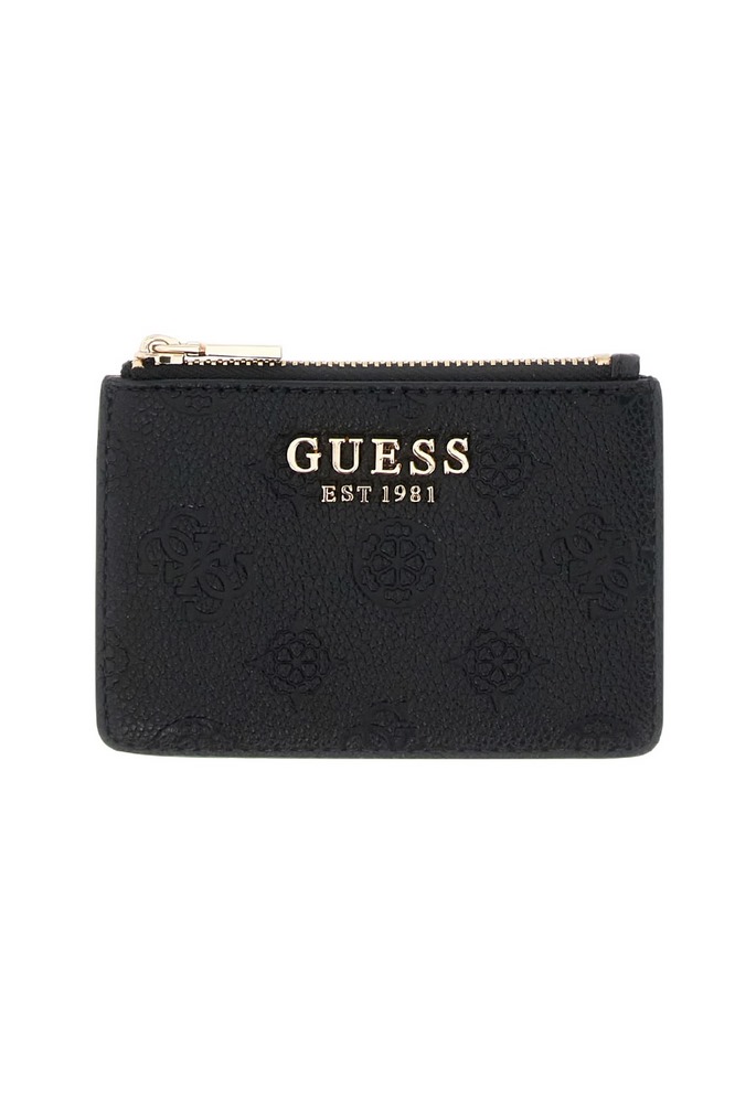 GUESS ELLA LOGO SLG CREDIT CARD CASE ΠΟΡΤΟΦΟΛΙ ΓΥΝΑΙΚΕΙΟ BLACK