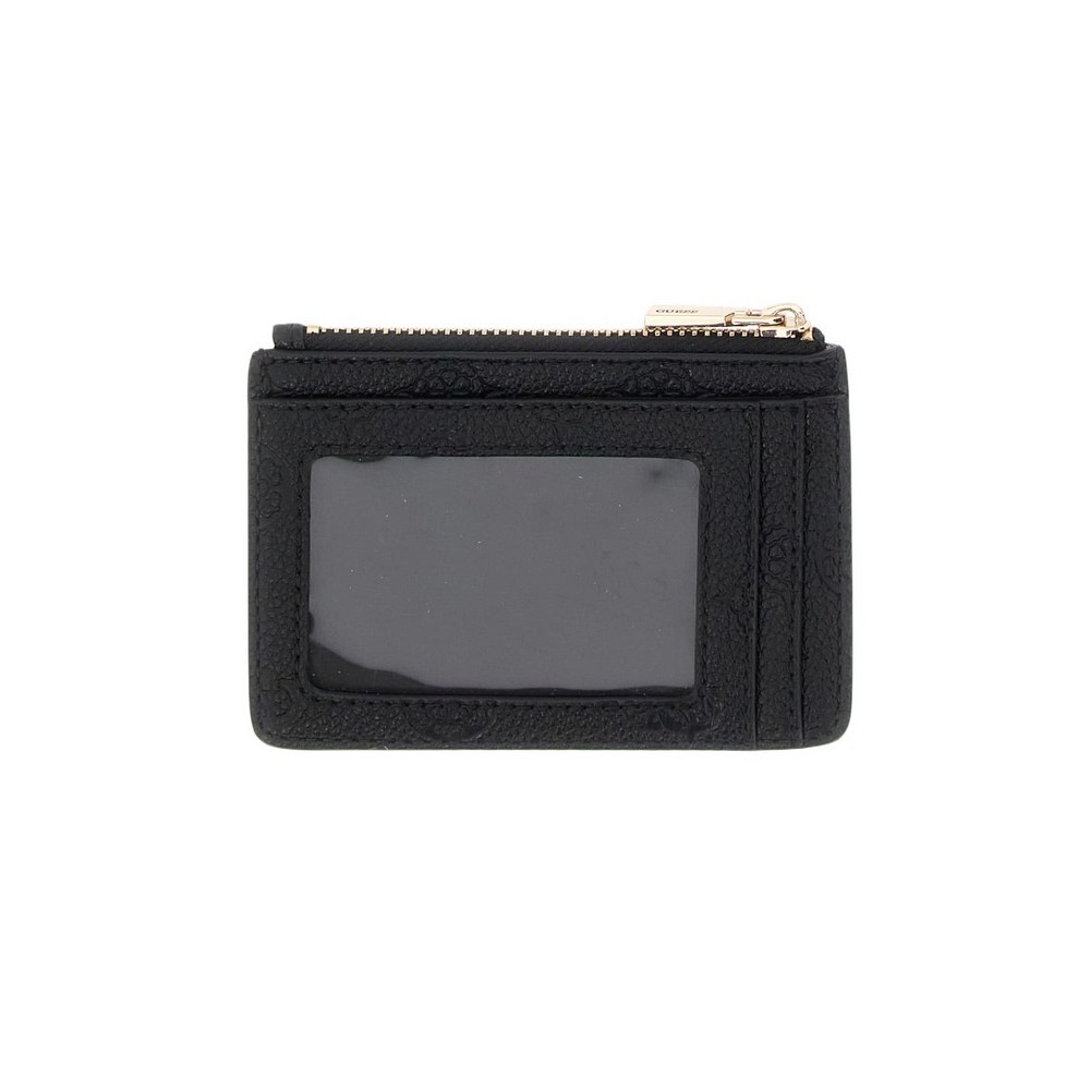 GUESS ELLA LOGO SLG CREDIT CARD CASE ΠΟΡΤΟΦΟΛΙ ΓΥΝΑΙΚΕΙΟ BLACK