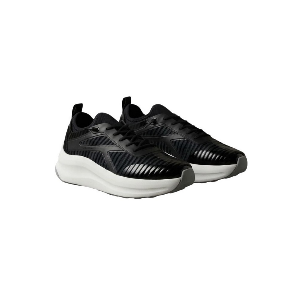 CALVIN KLEIN CHUNKY RUNNER SOCK CUTKNIT ΠΑΠΟΥΤΣΙ ΑΝΔΡΙΚΟ BLACK