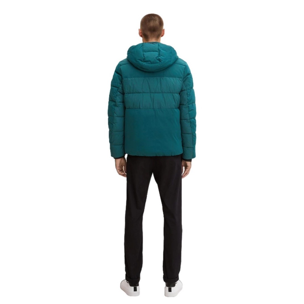 ΜΠΟΥΦΑΝ MAT MIX PUFFER ΑΝΔΡΙΚΟ TOM TAILOR DARK GREEN