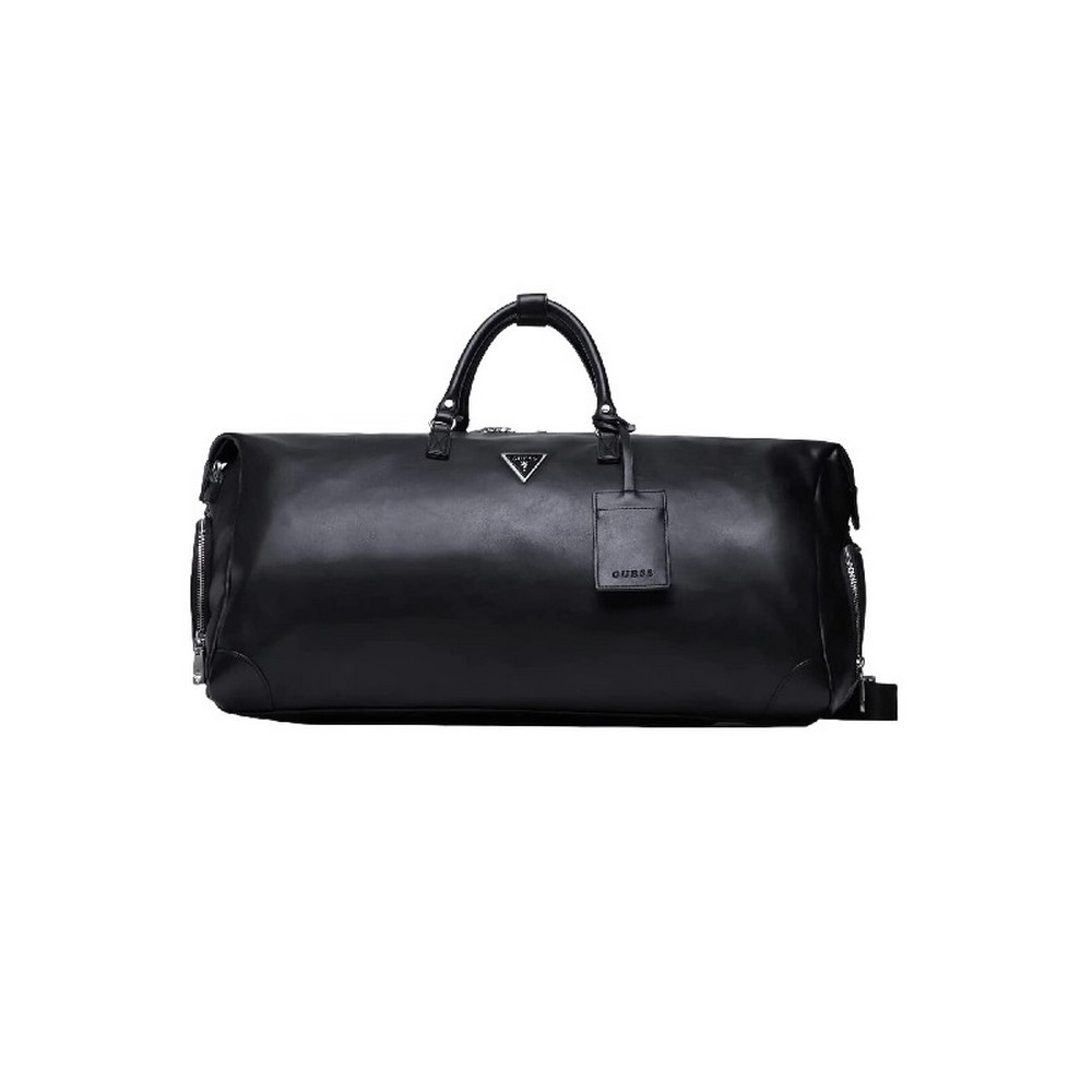 GUESS SCALA WEEKENDER WITH POCKETS ΤΣΑΝΤΑ  ΑΝΔΡΙΚΗ BLACK