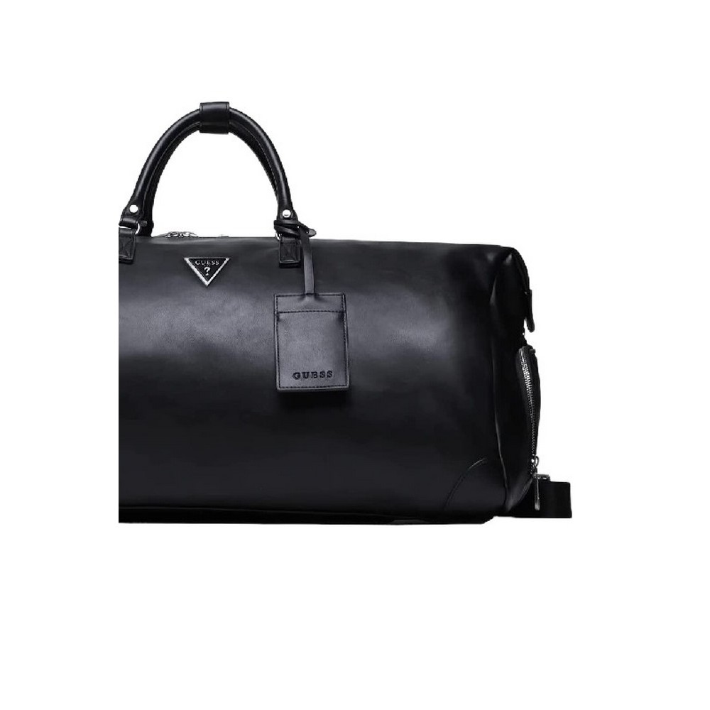 GUESS SCALA WEEKENDER WITH POCKETS ΤΣΑΝΤΑ  ΑΝΔΡΙΚΗ BLACK