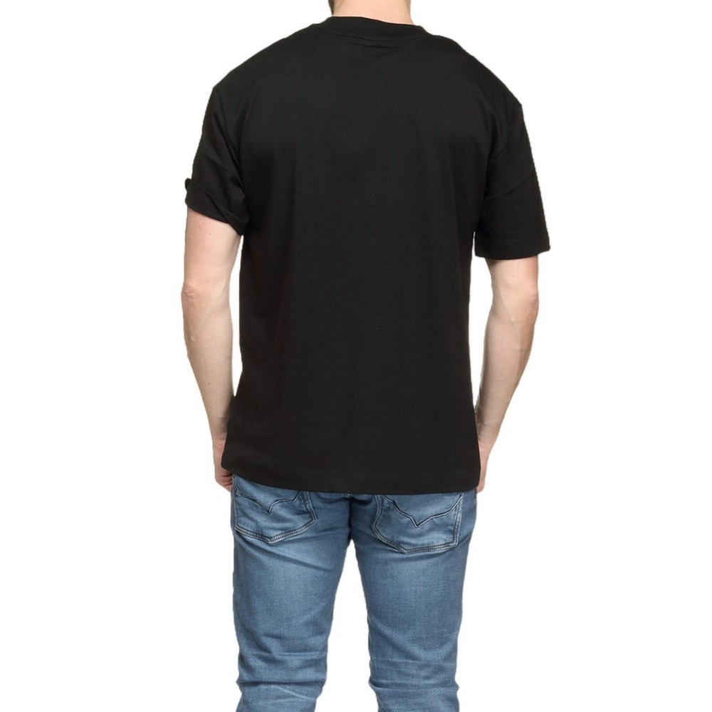 CALVIN KLEIN STACKED ARCHIVAL TEE T-SHIRT ΑΝΔΡΙΚΟ BLACK
